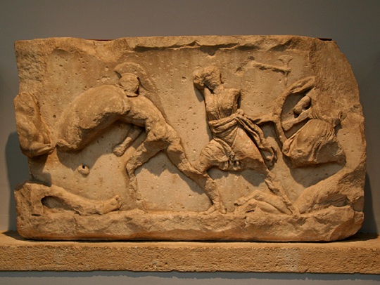 Fresque de la chambre funraire prsente au British Museum